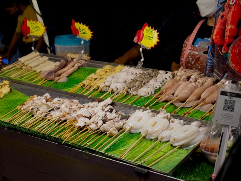 a table full of food