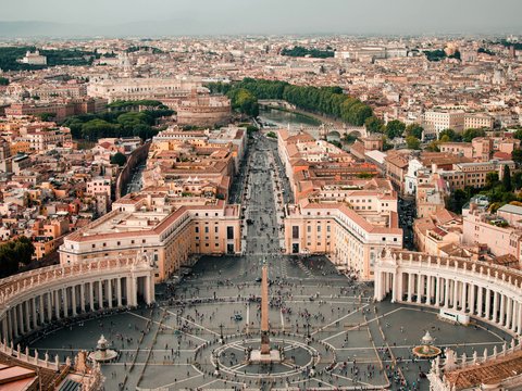 aerial photography of city