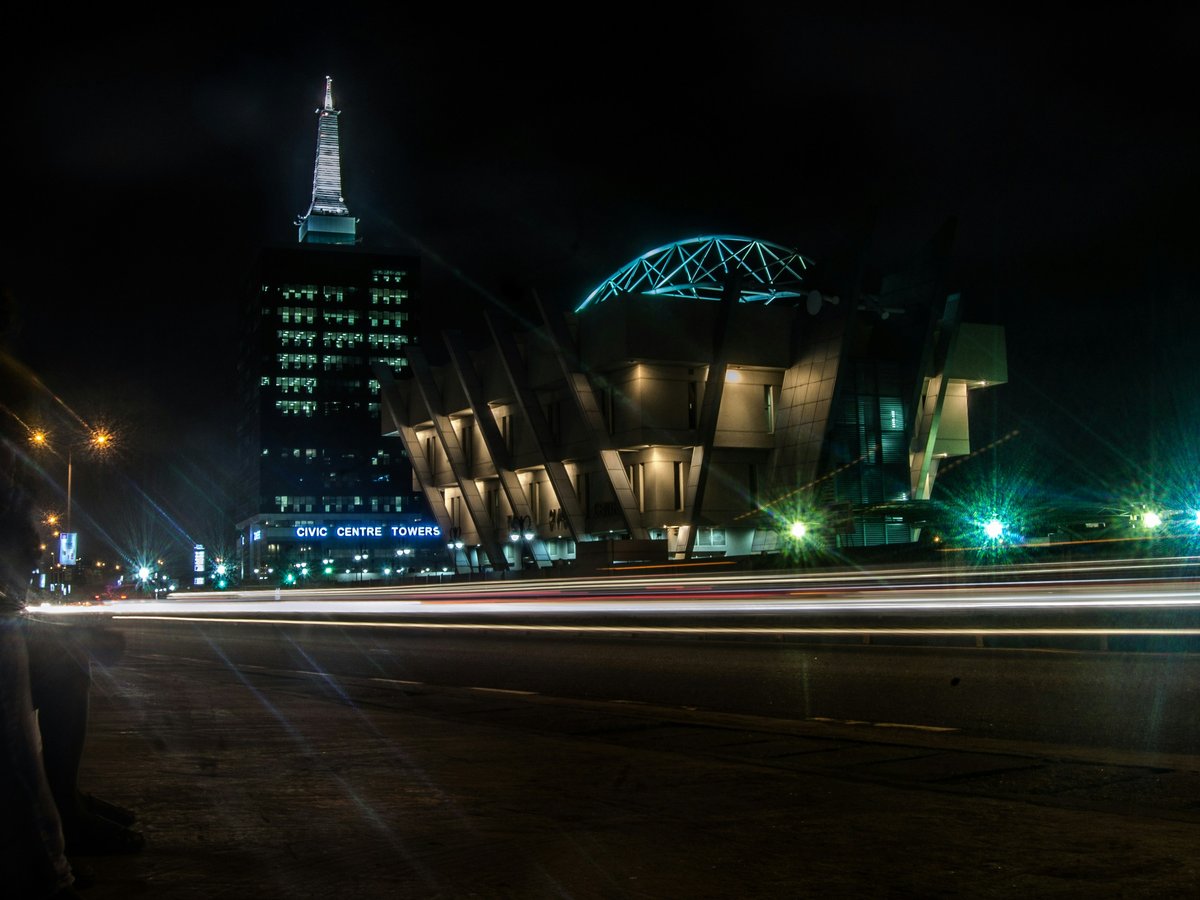 time lapse photography of city lights during night time