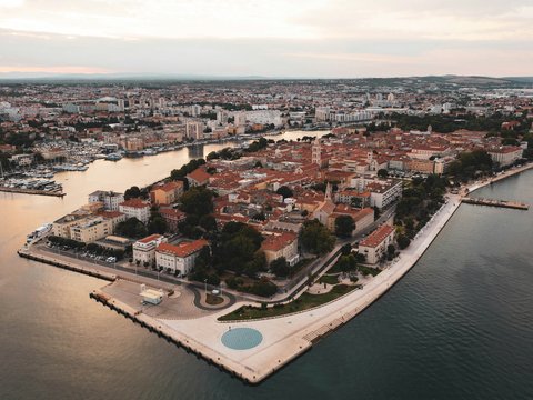 a city next to the water