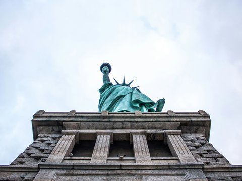 low-angle photography of Statue of Liberty, New York