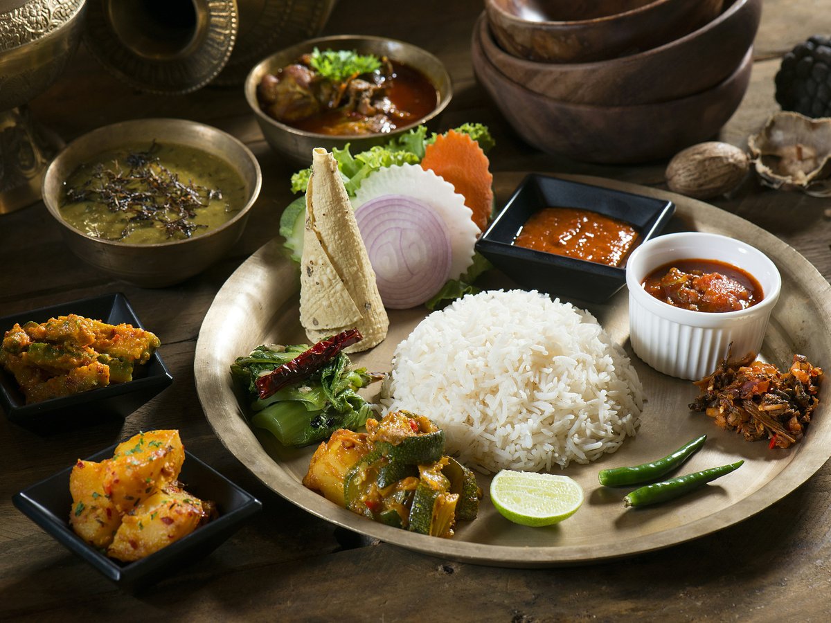 cooked rice with vegetables on plate