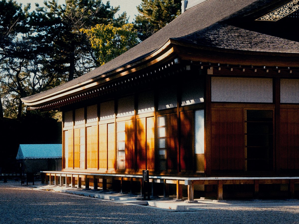Traditional japanese building with wooden exterior