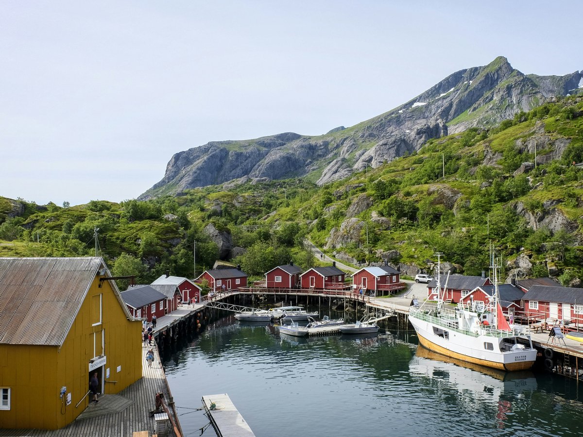 village near sea