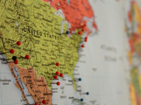 world map chart