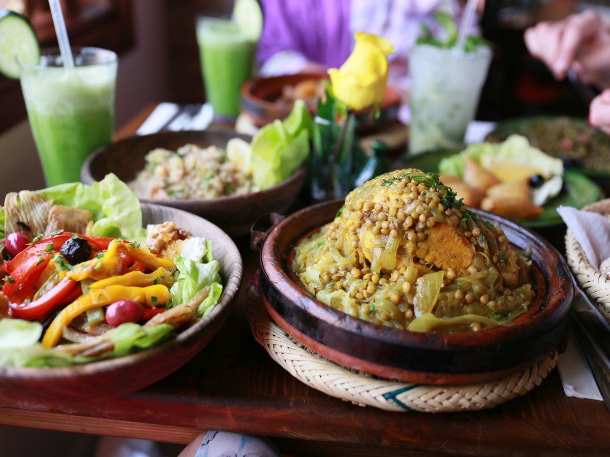 cooked food set