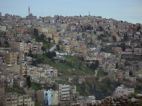 a large city with lots of buildings on top of it