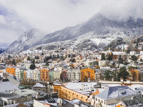 village near mountain