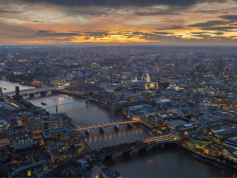aerial view photography of the city