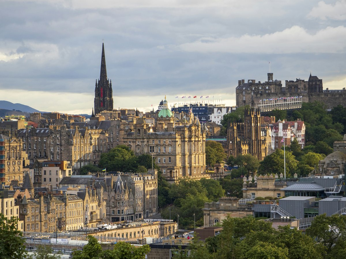 a city with many buildings