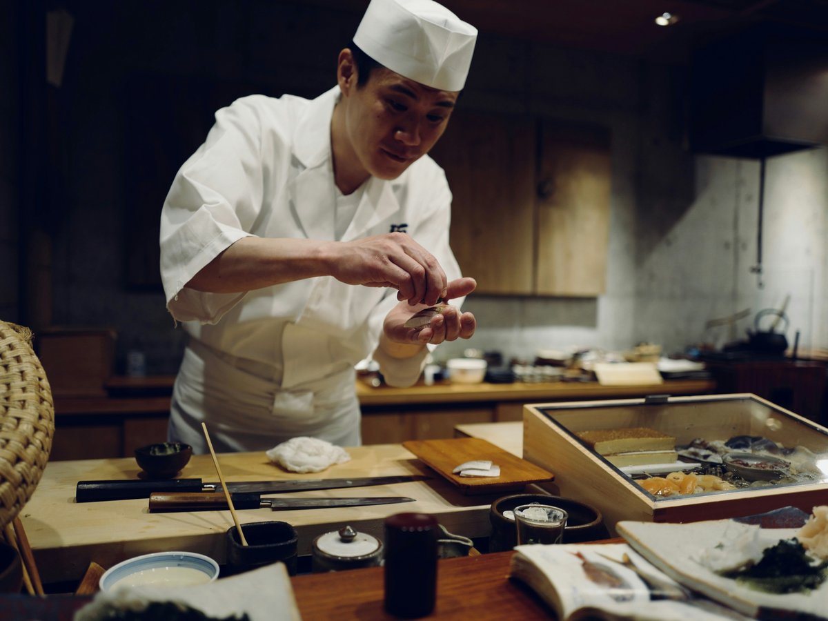 man in chef suit