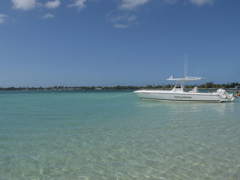 a boat in the water