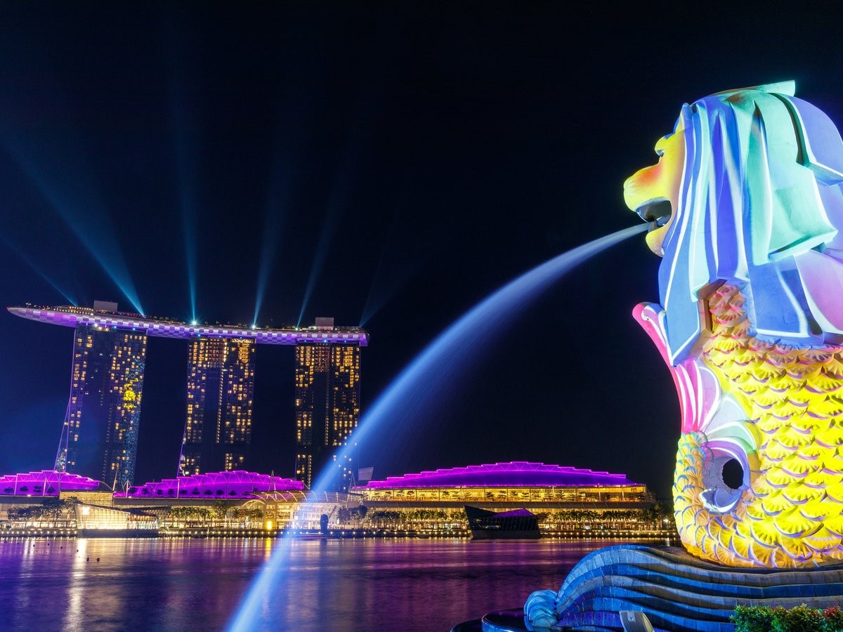 Singapore Lion fountain
