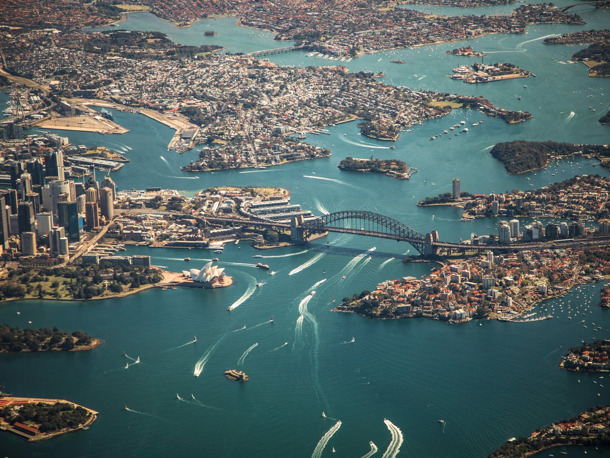 aerial photography of bridge