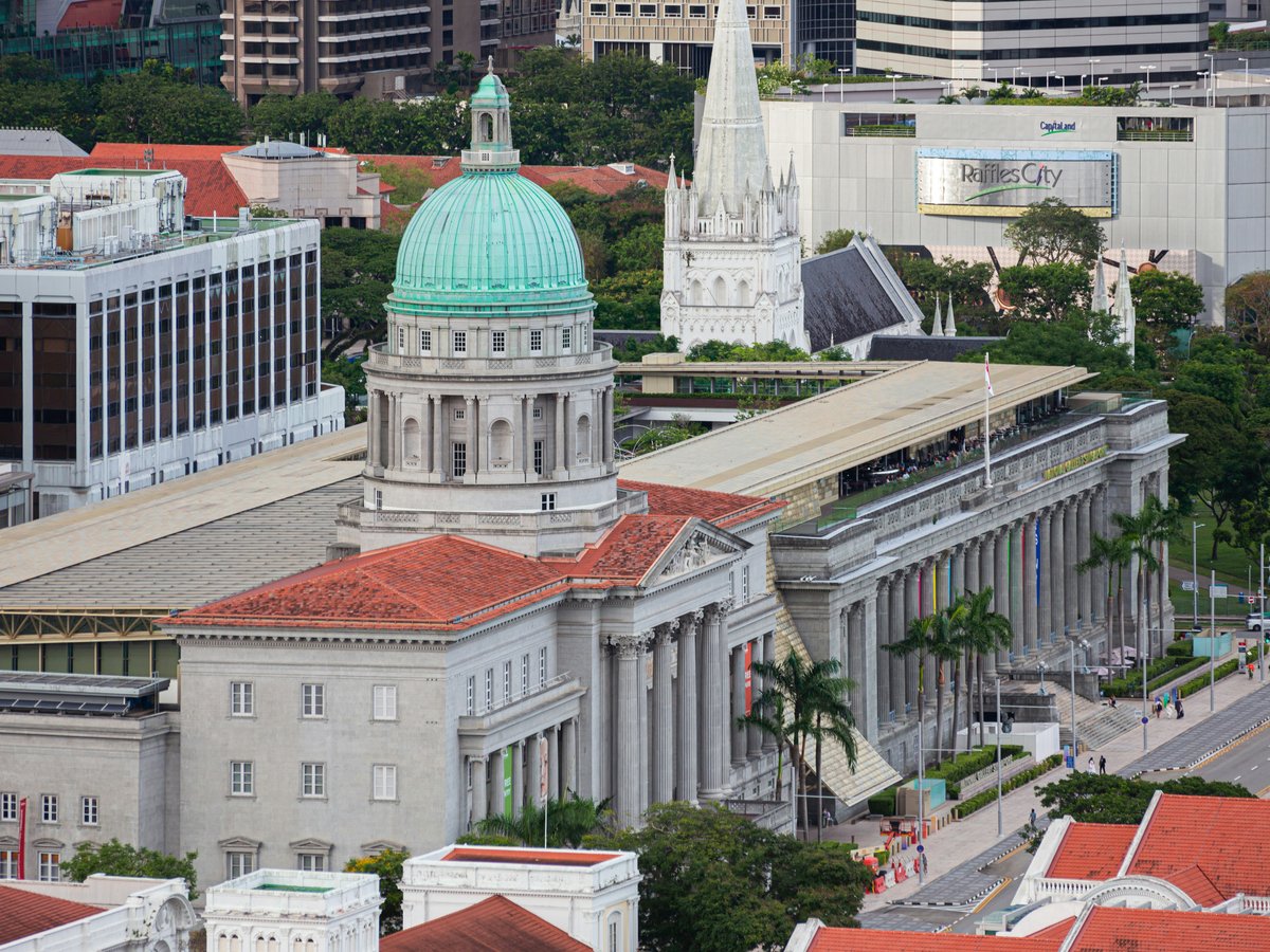 a large building with a domed roof