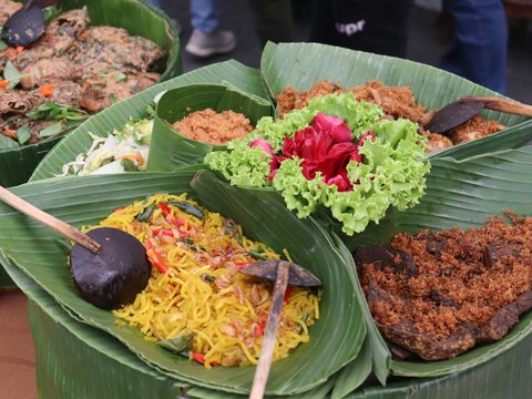 a table full of food