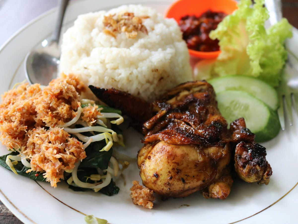 a plate of food