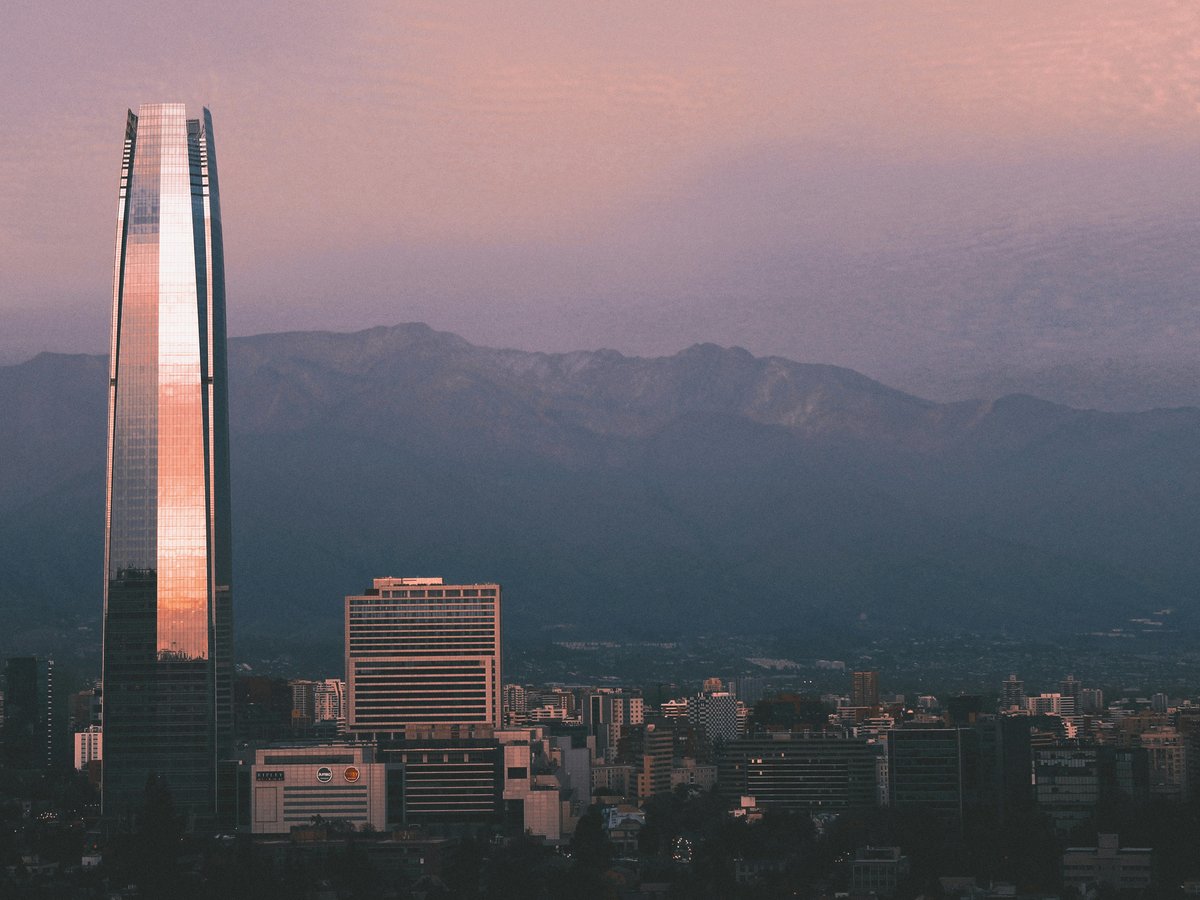 landscape photo of a city skyline at dusk