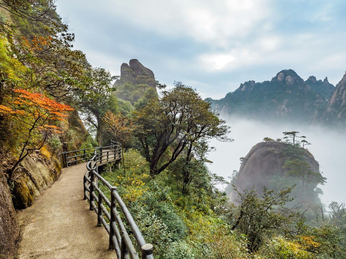 empty mountain bridge