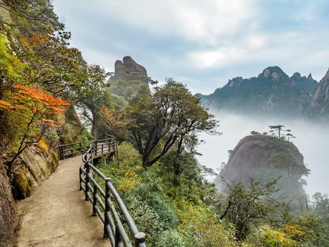empty mountain bridge