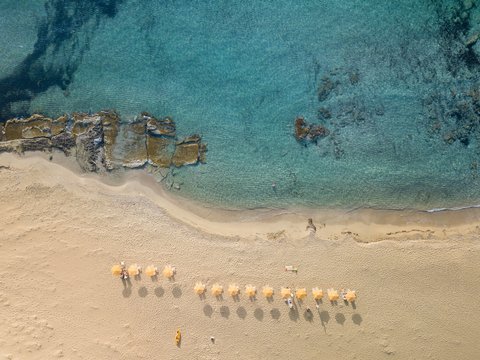 seashore aerial view