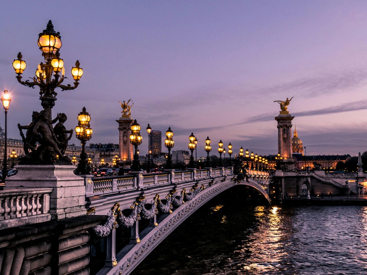 bridge during night time