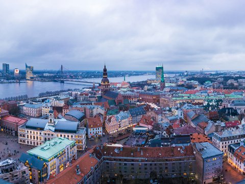 aerial view of city buildings during daytime