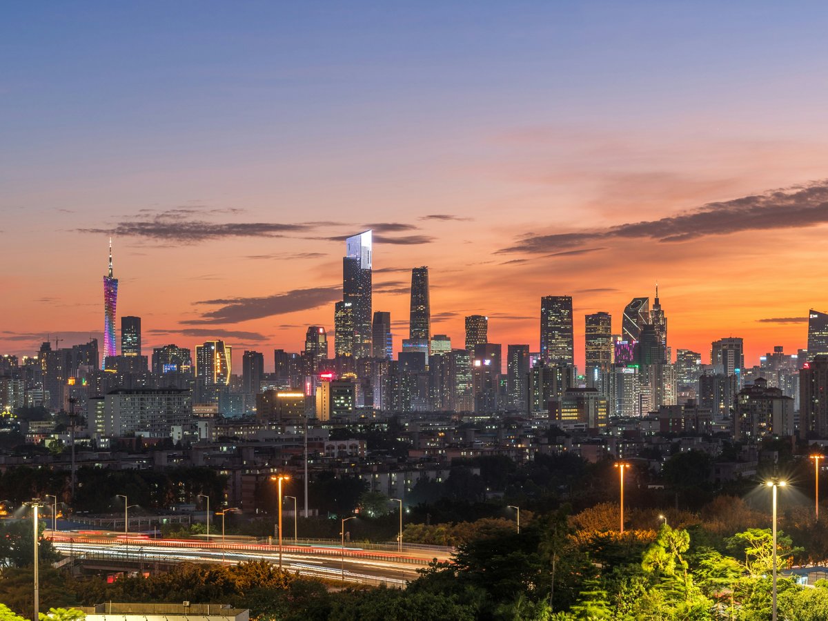 landscape photography of buildings during golden hour