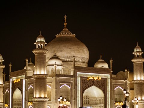 a large ornate building with towers