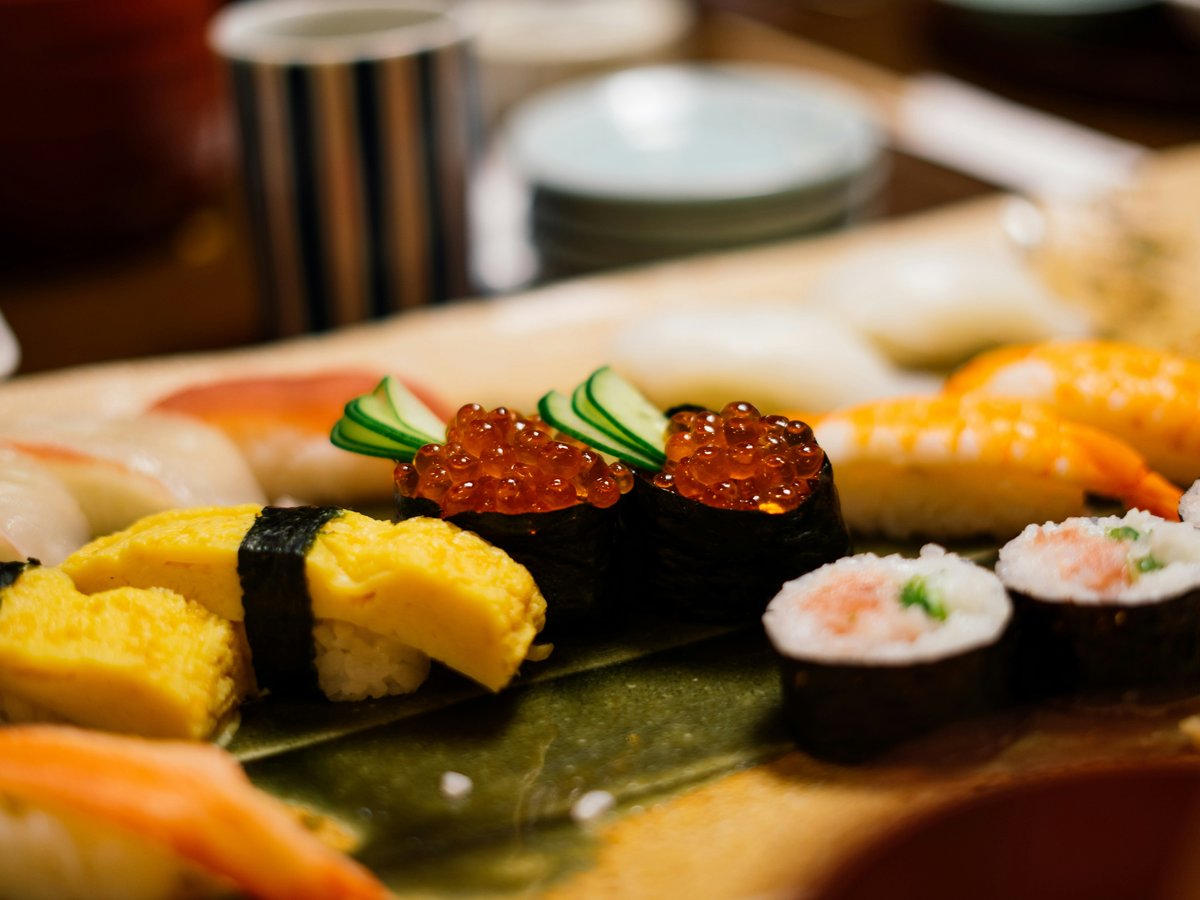 cooked sushi