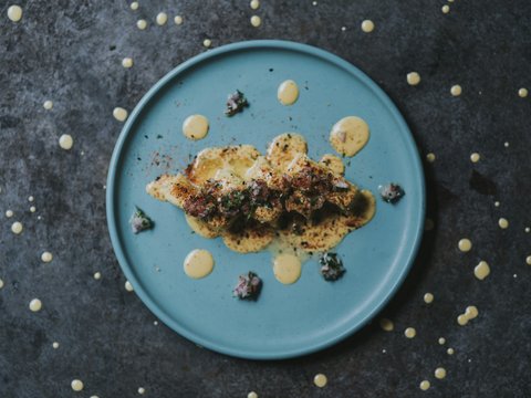 a plate of food