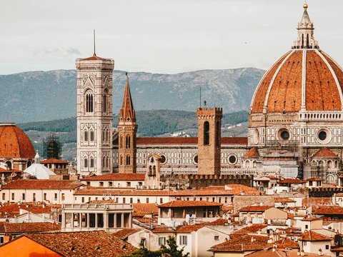 brown and white buildings at daytime