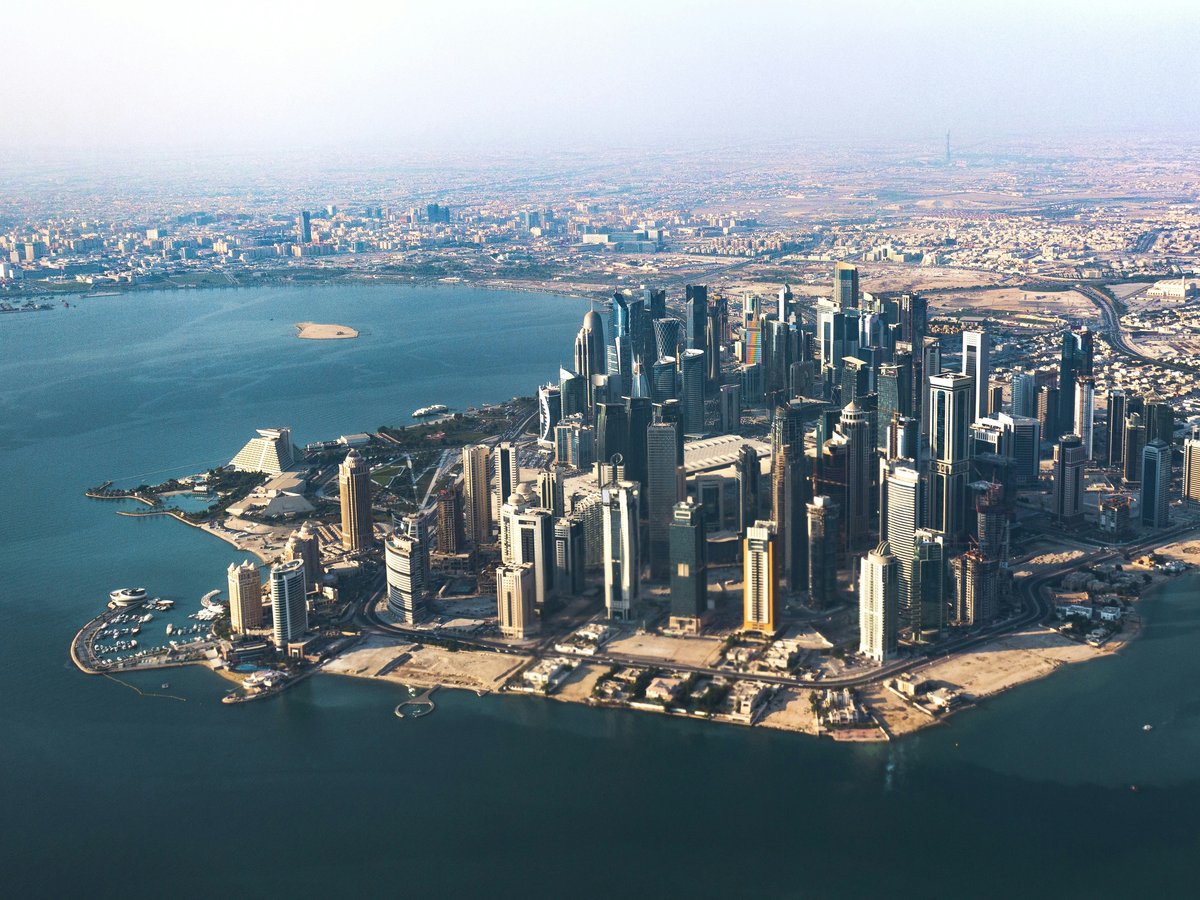 aerial photography of concrete buildings