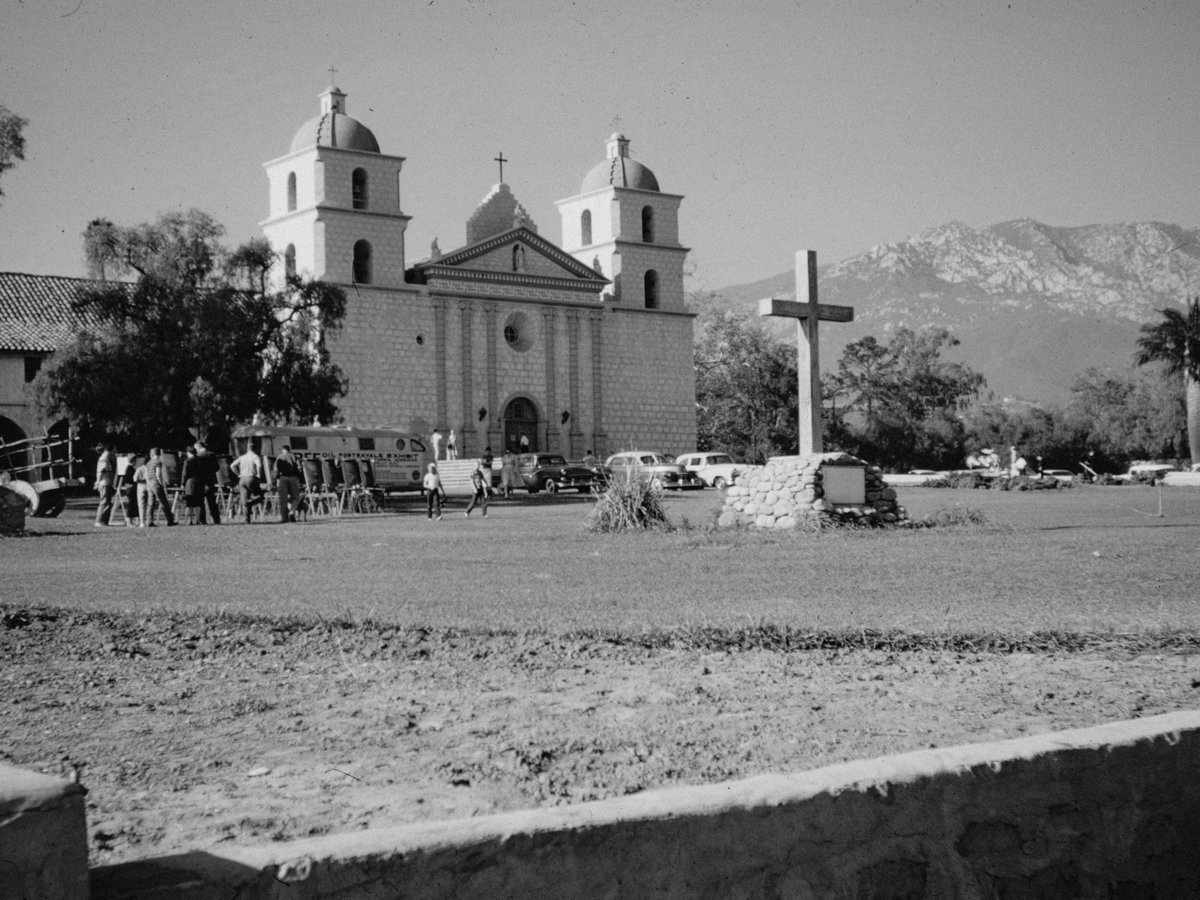 a black and white photo of a church