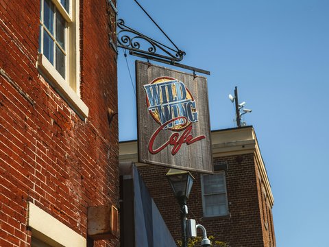 a sign on a building
