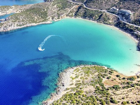 aerial view of body of water during daytime