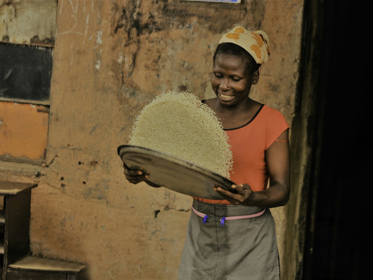 woman holding basket
