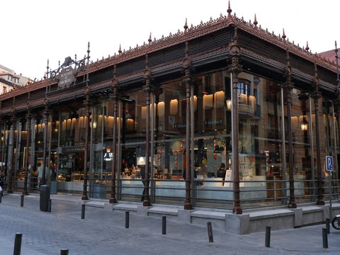 a building with a glass front