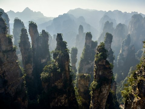gray rock formations