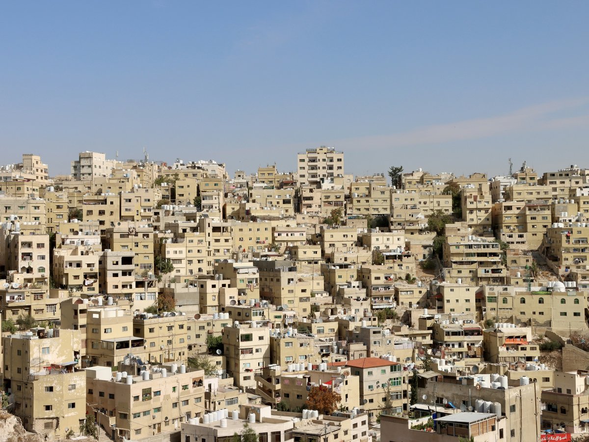 a view of a city with lots of tall buildings