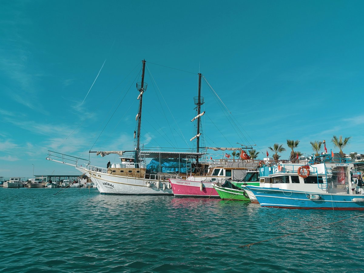 boats docked at a pier