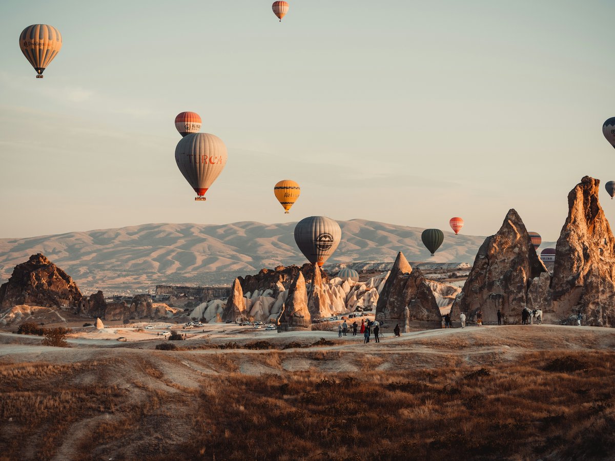 hot air balloons on the sky during daytime