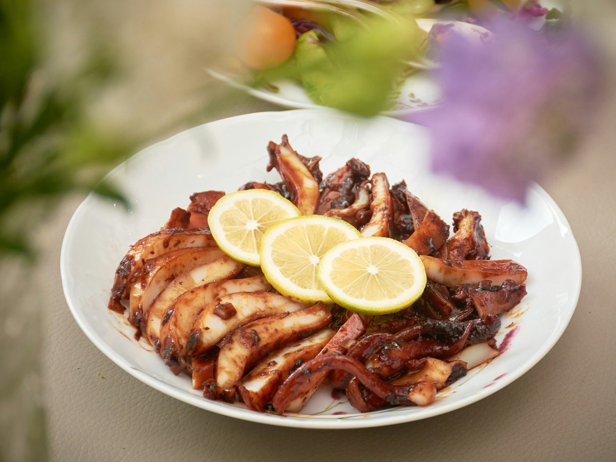 a plate of food