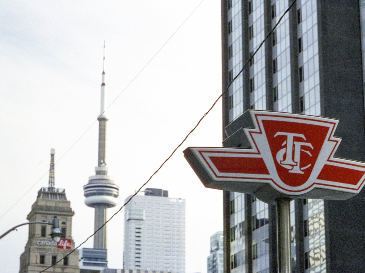Ttc logo with toronto skyline and cn tower