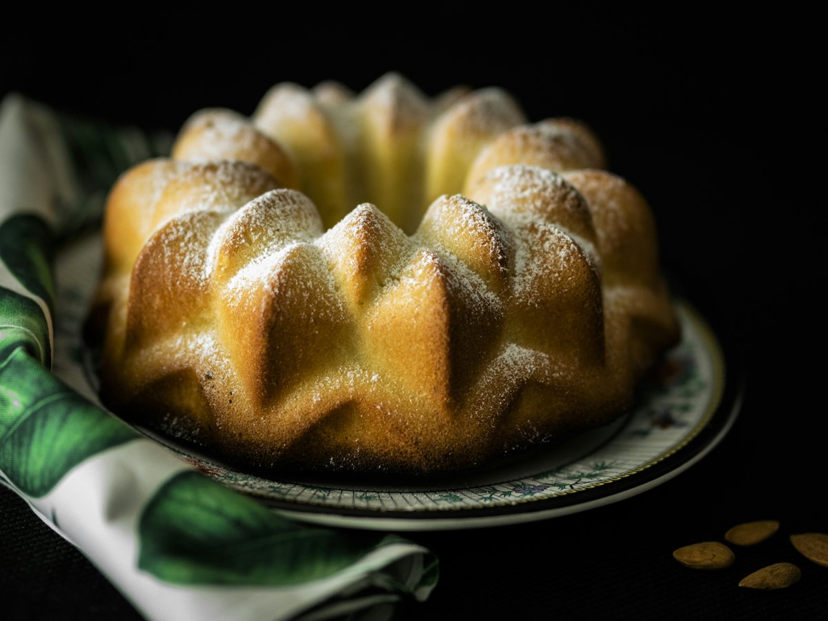 bundt cake on plate