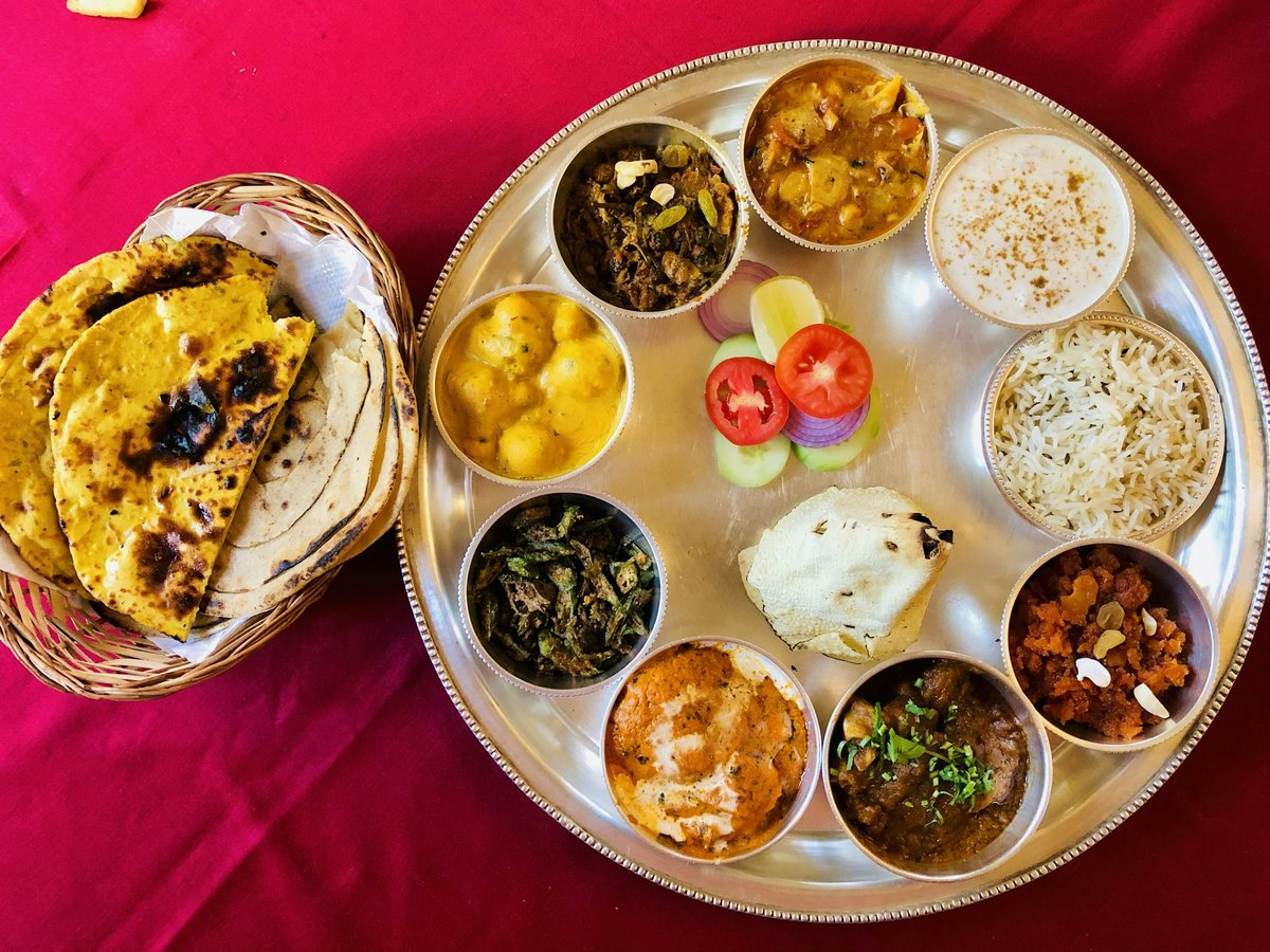 assorted foods on stainless steel tray