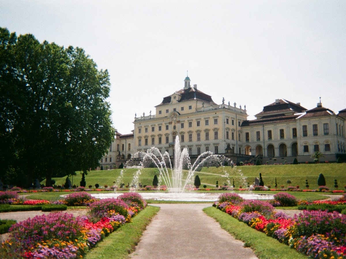 Ludwigsburg Palace near green field and park during daytime
