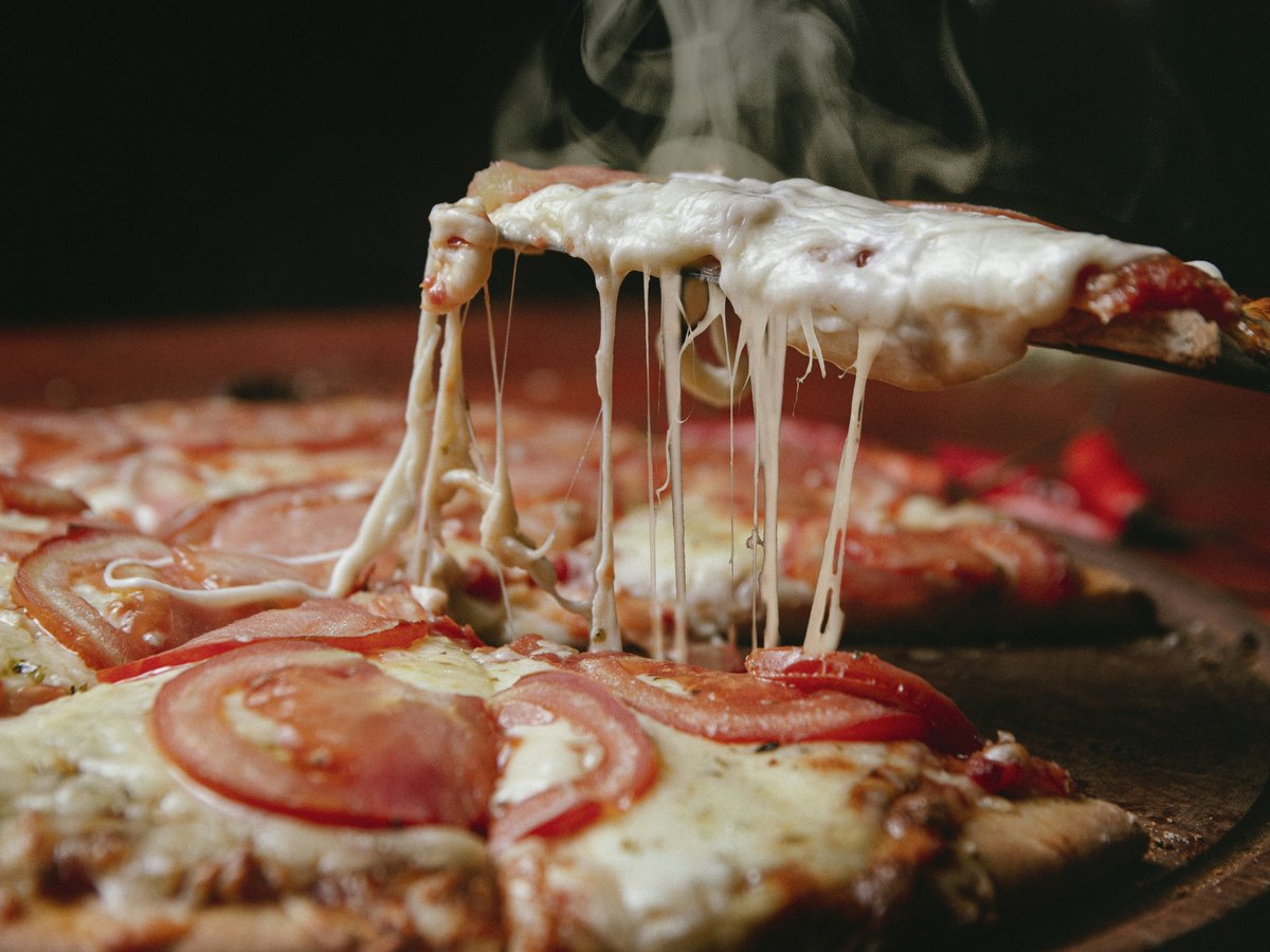 a lobster on a pizza
