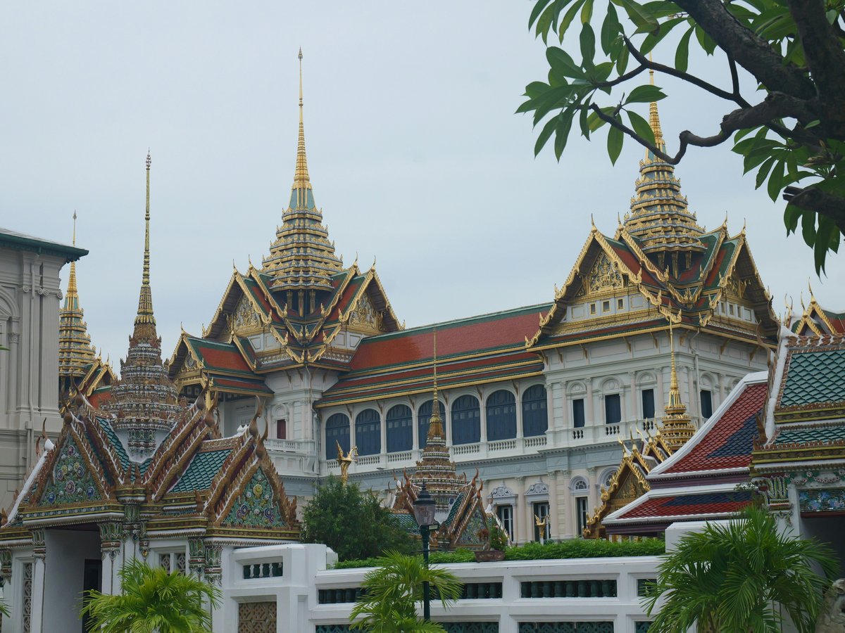 A large building with a lot of windows on top of it